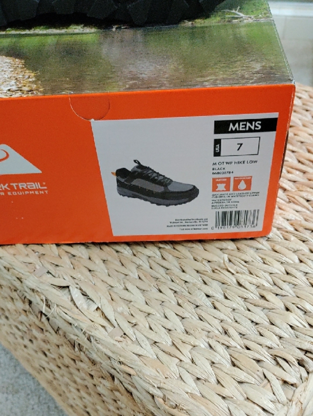 Ozark Trail Gray and Black And Orange Men's  Hikers - Picture 9 of 9